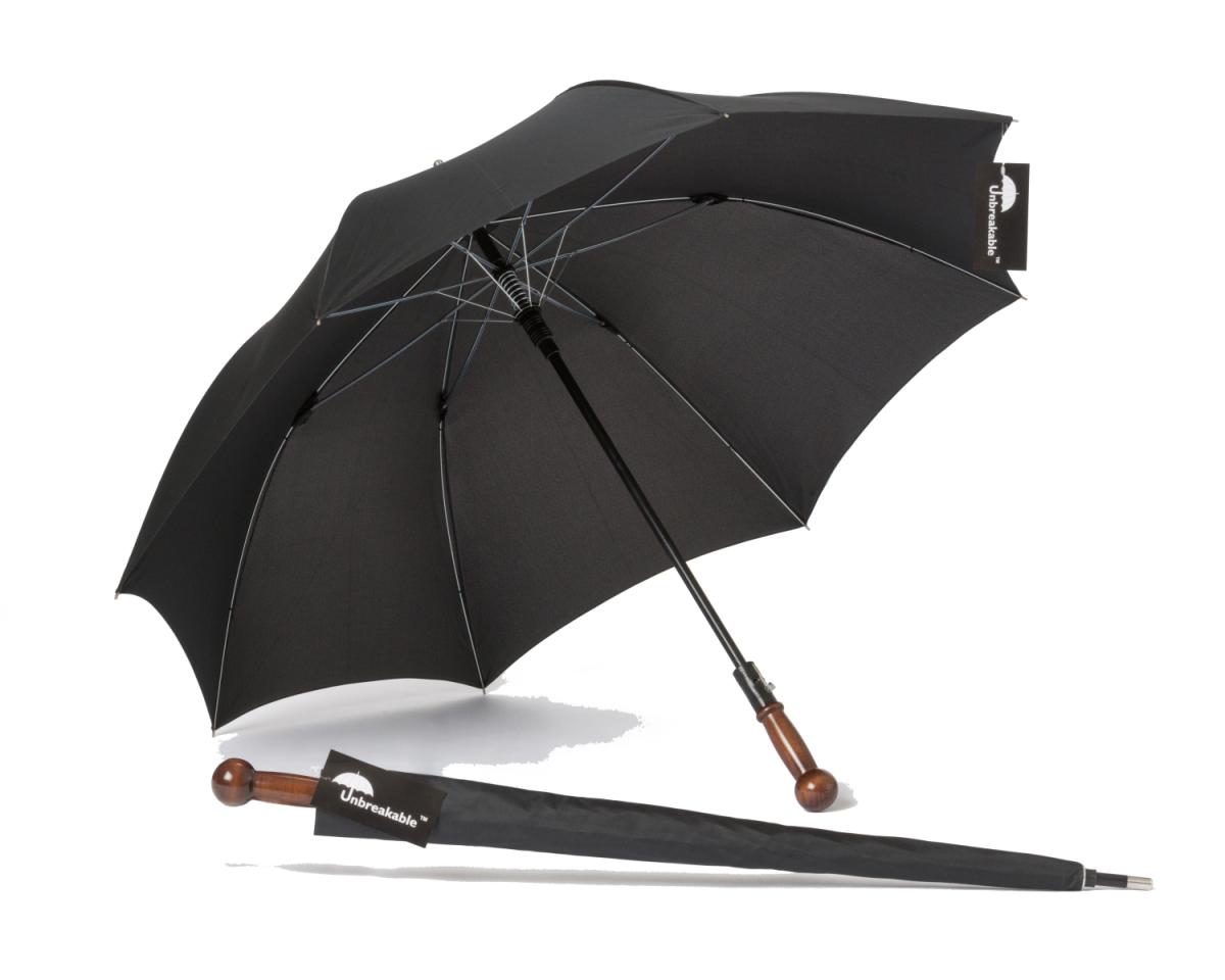 PARAPLY PREMIUM knophåndtag by UNBREAKABLE UMBRELLA - UNBREAKABLE® PREMIUM PARAPLY - Viking Gear